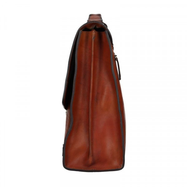 Luxusná pánska kožená taška Daag ALIVE 32 - hnedá