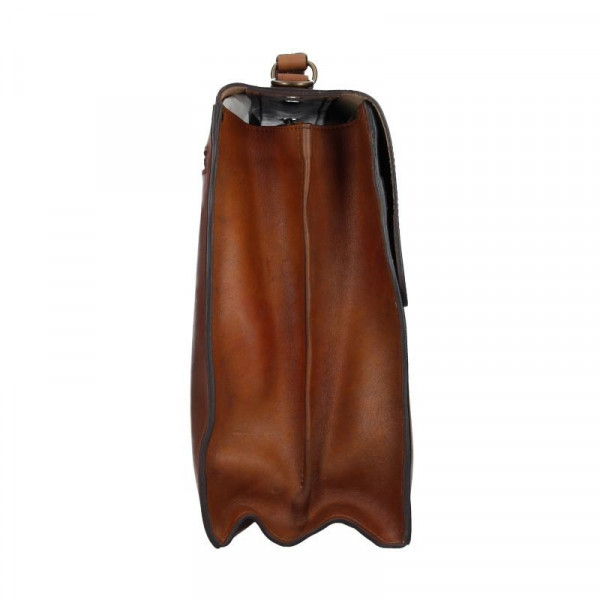 Luxusná pánska kožená taška Daag ALIVE 35 - hnedá