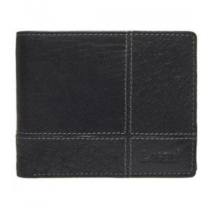 Pánska kožená peňaženka Lagen 2108 / T - čierna