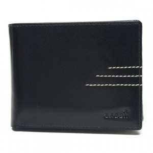 Pánska kožená peňaženka Lagen 64666 / C - čierna