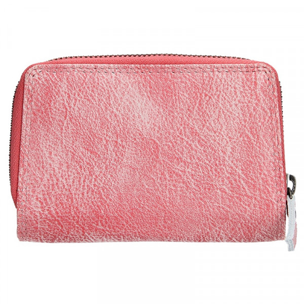 Dámska kožená peňaženka Lagen Lea - ružová