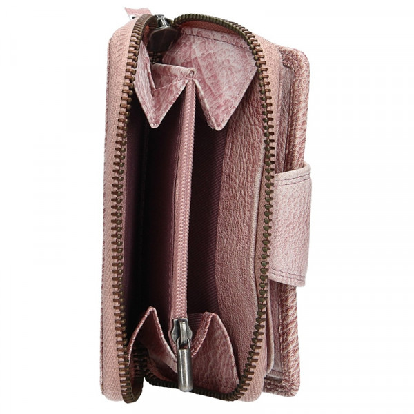 Dámska kožená peňaženka Lagen Lea - fialová