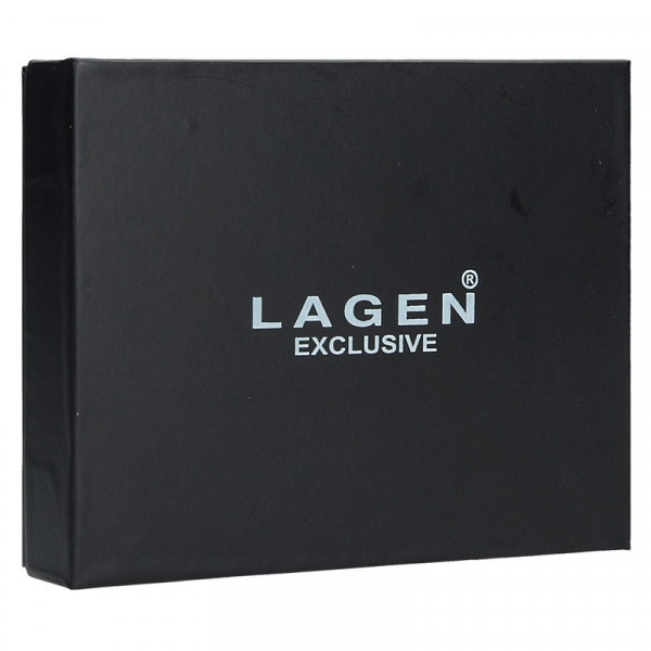 Dámska kožená peňaženka Lagen Marla - ružová