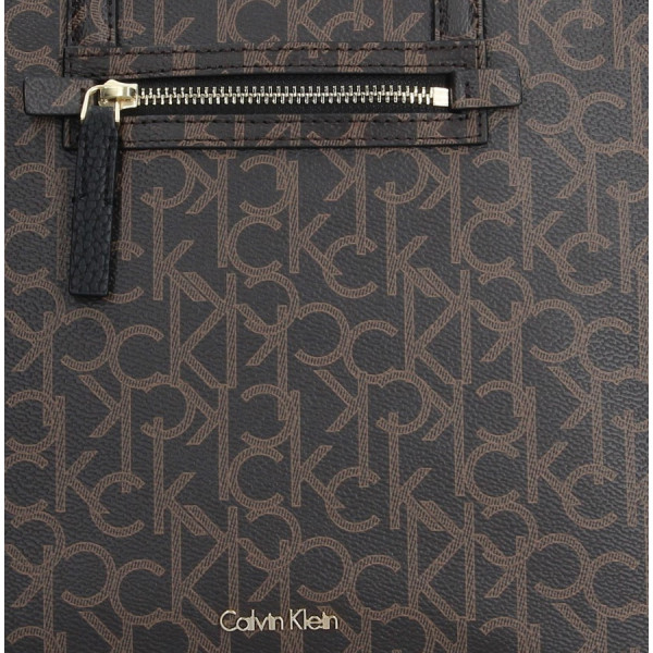 Dámska kabelka Calvin Klein Lorela - hnedá
