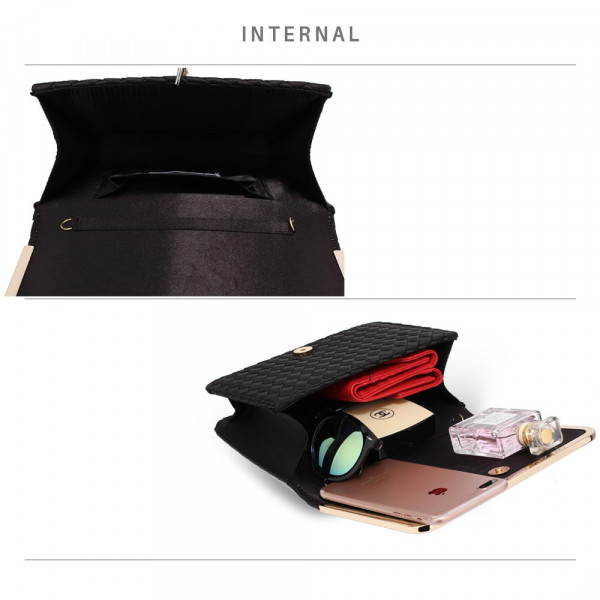 Dámska listová kabelka LS Fashion Luren - černá