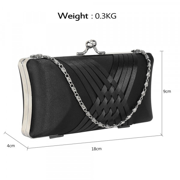 Dámska listová kabelka LS Fashion Lily - čierna