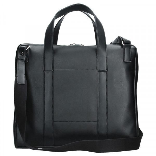 Pánska taška cez rameno Calvin Klein Satchel - čierna