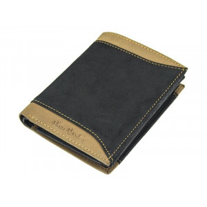 Pánská kožená peněženka Pierre Cardin Eric - černo-hnědá