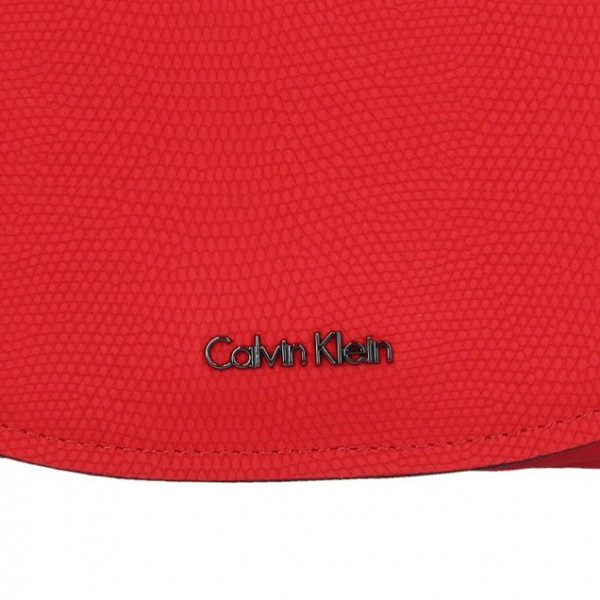 Dámska crossbody kabelka Calvin Klein Arch Large Saddle - červená