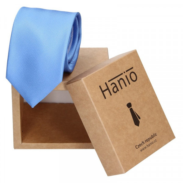 Pánská hedvábná kravata Hanio James - modrá
