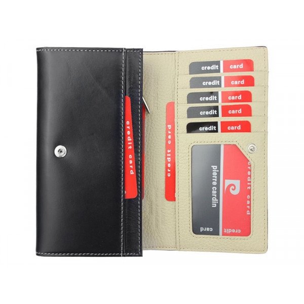 Dámska kožená peňaženka Pierre Cardin Marie - červená