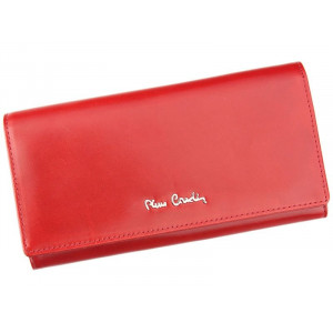 Dámska kožená peňaženka Pierre Cardin Marie - červená