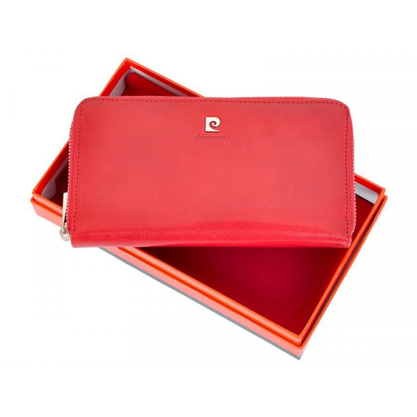 Dámska kožená peňaženka Pierre Cardin Eva - červená