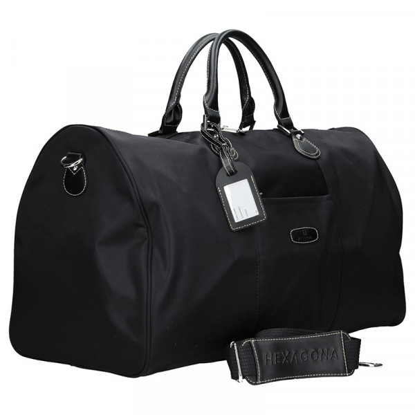 Unisex cestovná taška Hexagon Travel - čierna
