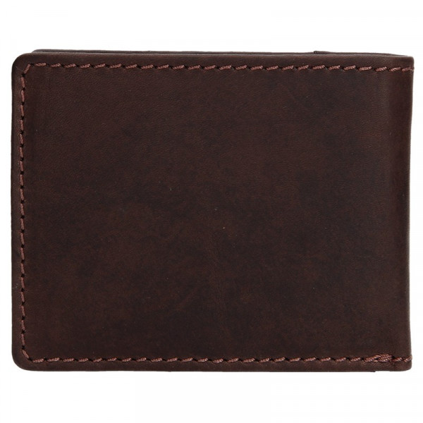 Pánska kožená peňaženka Lagen Livren - hnedá