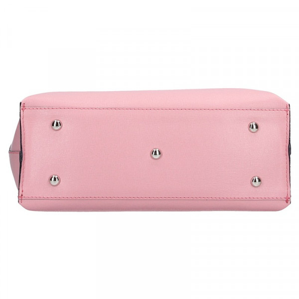 Dámska kožená kabelka Facebag Nina - ružová