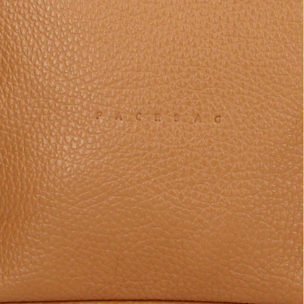 Dámska kožená kabelka Facebag Marta - svetlo hnedá