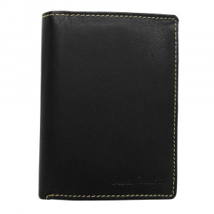 Pánska kožená peňaženka SendiDesign Walt - čierna