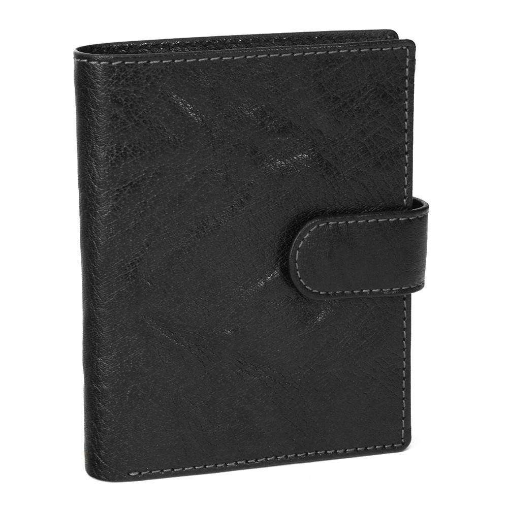 Pánska kožená peňaženka SendiDesign 1047L - čierna