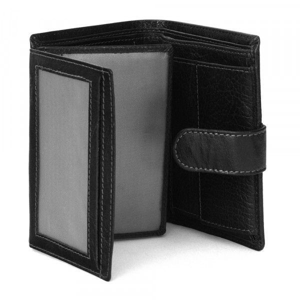 Pánska kožená peňaženka SendiDesign 1047L - čierna