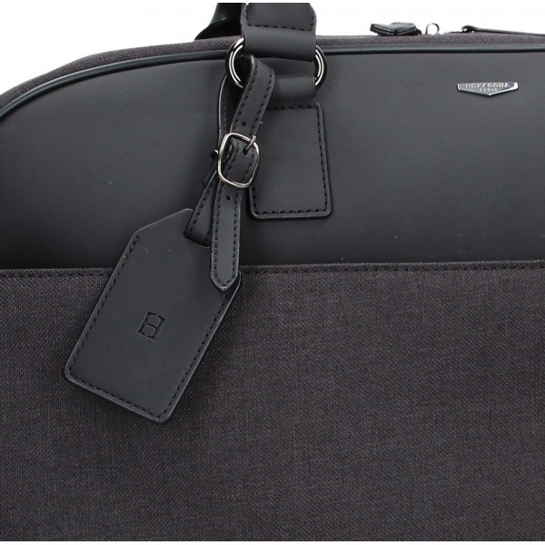 Elegantná cestovná taška Hexagona Ceasar - čierno-šedá