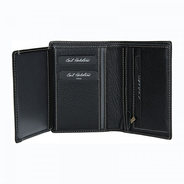 Pánska kožená peňaženka Gil Holsters G317444 - čierna