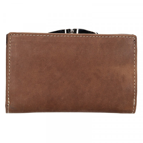 Dámska kožená peňaženka Lagen Denisse - hnedá