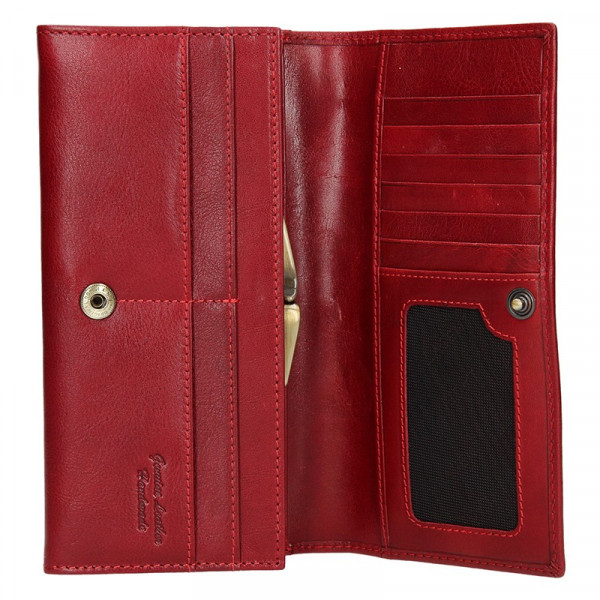 Dámska kožená peňaženka Lagen Nathalie - červená