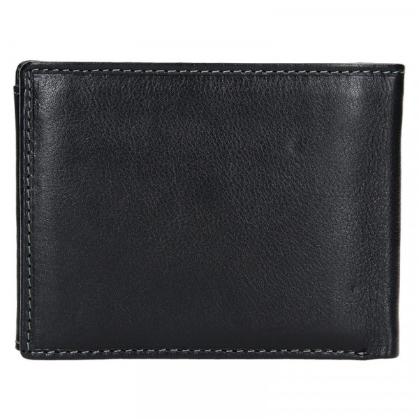 Pánska kožená peňaženka SendiDesign Carlos - čierna
