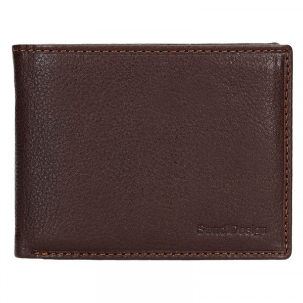 Dámská kožená peněženka SendiDesign Carlos .- černá