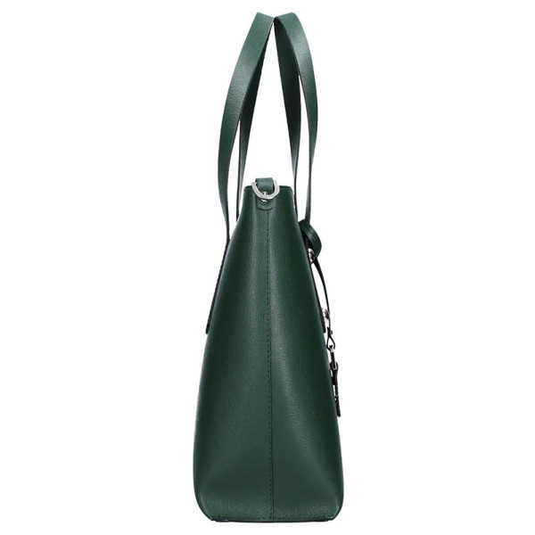 Dámska kožená kabelka Facebag Nina - zelená