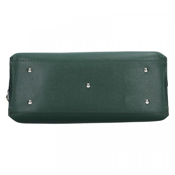 Dámska kožená kabelka Facebag Nina - zelená
