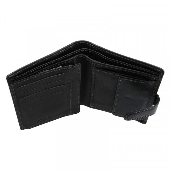 Pánska kožená peňaženka SendiDesign Antonio - čierna