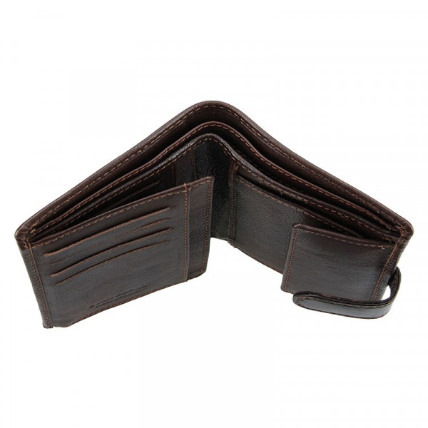 Pánska kožená peňaženka SendiDesign Antonio - hnedá