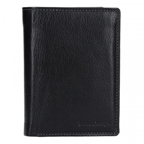 Pánská kožená peněženka SendiDesign Antonio - černá