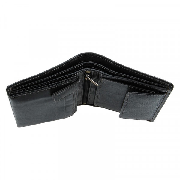 Pánska kožená peňaženka SendiDesign Martin - čierna