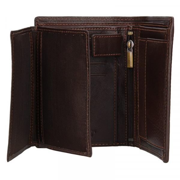 Pánska kožená peňaženka SendiDesign Martin - hnedá