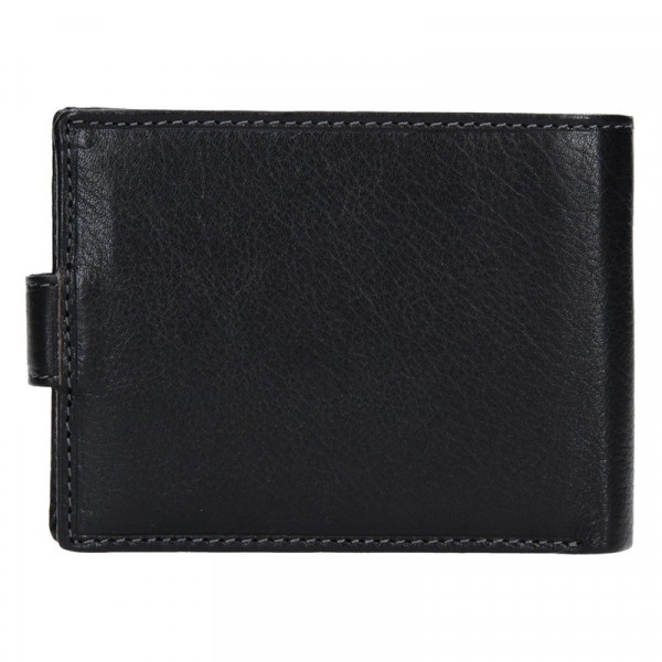 Pánska kožená peňaženka SendiDesign Leon - čierna