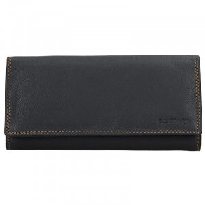 Dámská kožená peněženka SendiDesign Alena - černá
