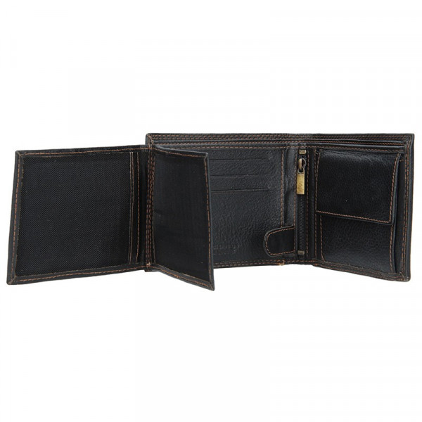 Kožená peňaženka SendiDesign Milan - čierna.