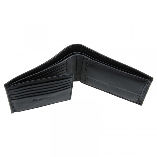 Pánska kožená peňaženka Calvin Klein Pietro - čierna