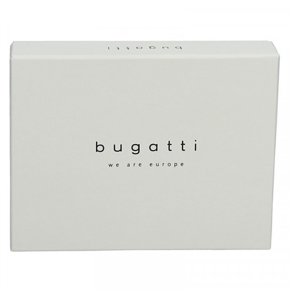 Pánska kožená peňaženka Bugatti Curt - čierno-šedá