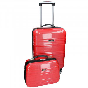 Sada dvoch cestovných kufrov MADISSON Elma - červená