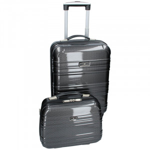 Sada dvoch cestovných kufrov MADISSON Elma - čierno-šedá