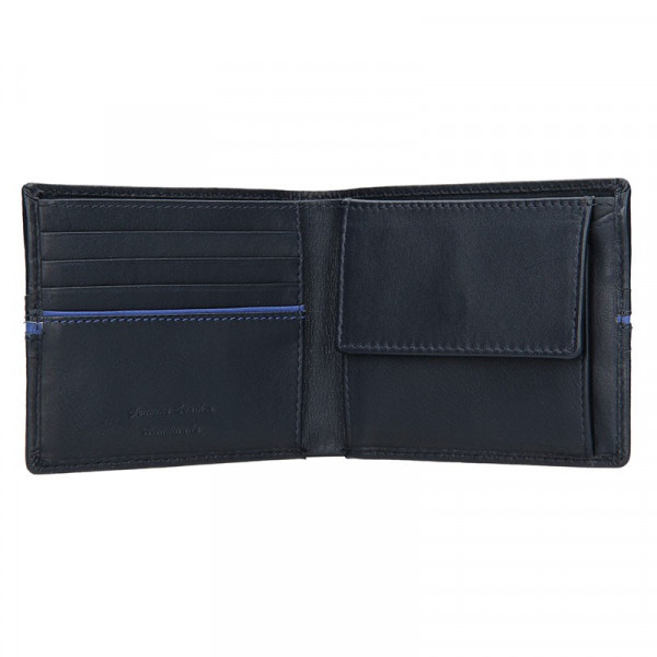 Pánska kožená peňaženka Lagen Jonas - modrá