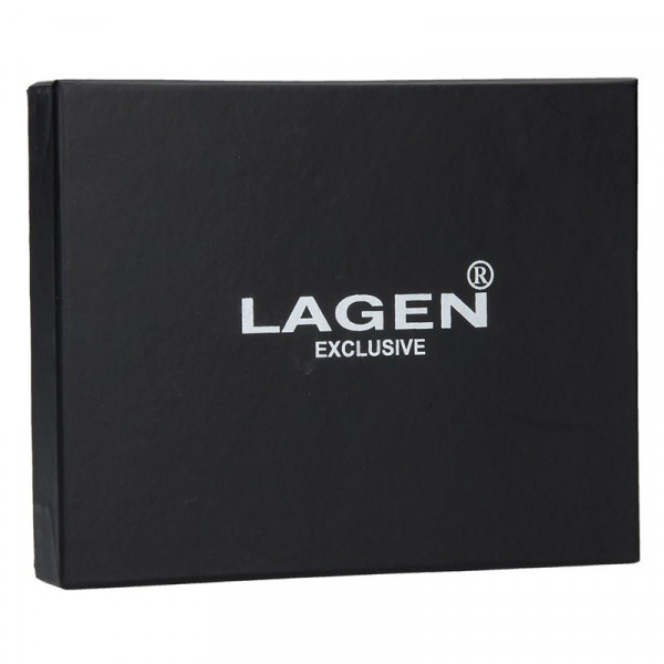 Pánska kožená peňaženka Lagen Elias - svetlo hnedá!