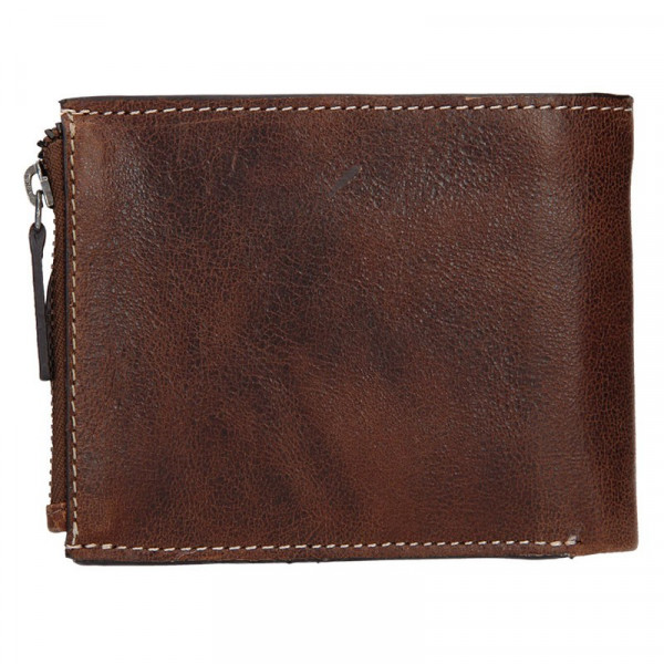 Pánska kožená peňaženka Lagen Elias - svetlo hnedá!