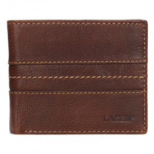Pánská kožená peněženka Lagen Tobias - černá