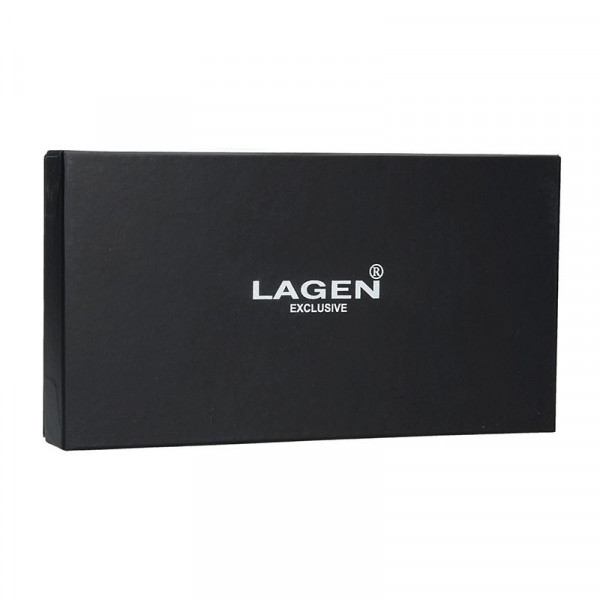Dámska peňaženka Lagen Sabine - čierno-červená