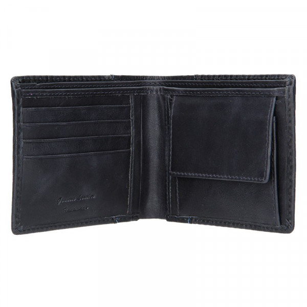 Pánska kožená peňaženka Lagen Arthur - modrá